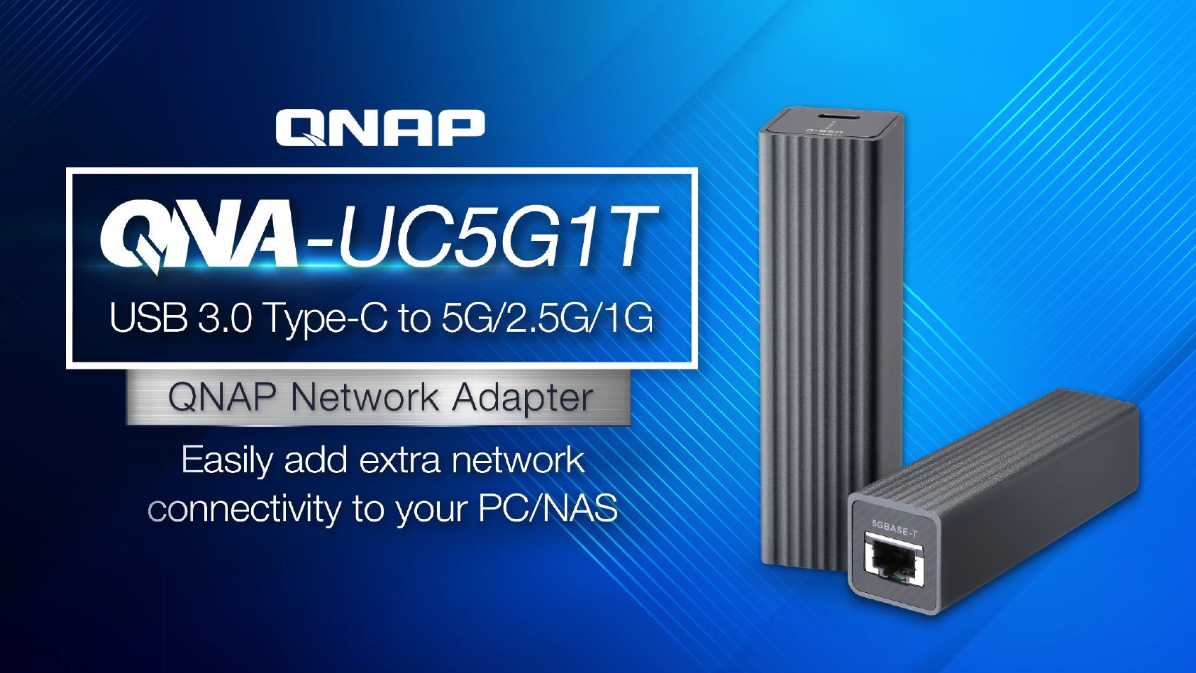 QNA-UC5G1T USB 3.0 to 5G/2.5G/1G Adapter launched – Easily add extra